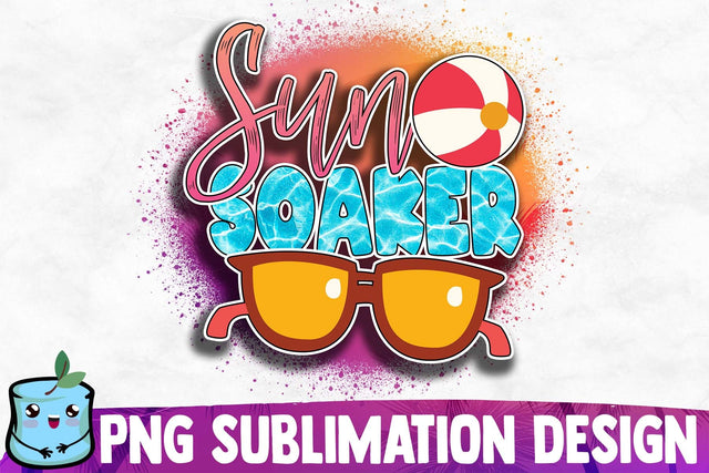 Sun Soaker Sublimation Design Sublimation MintyMarshmallows 
