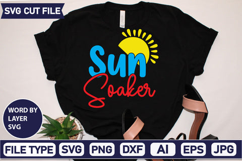 Sun Soaker Svg Cut File,SVGs,quotes-and-sayings,food-drink,mini-bundles,print-cut,on-sale, SVG DesignPlante 503 