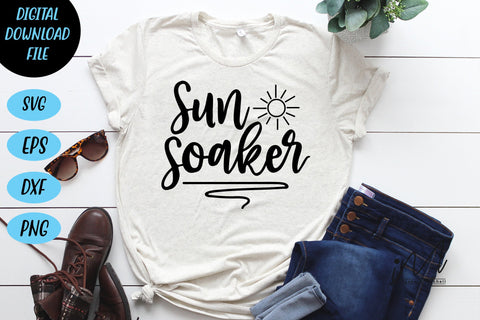 sun soaker t shirt svg, Hello summer svg, summer t shirt, summer mug svg, SVG Isabella Machell 