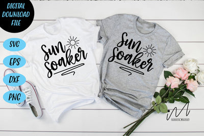 sun soaker t shirt svg, Hello summer svg, summer t shirt, summer mug svg, SVG Isabella Machell 