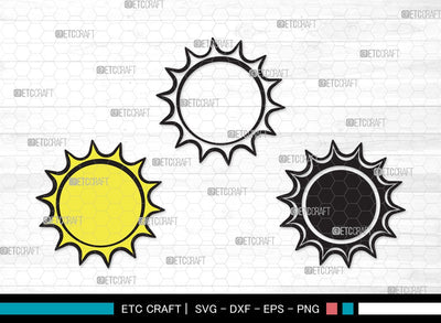 Sun SVG | Cute Sun Svg | Sunshine Svg | Sun Light Svg | Sun Clipart SVG ETC Craft 