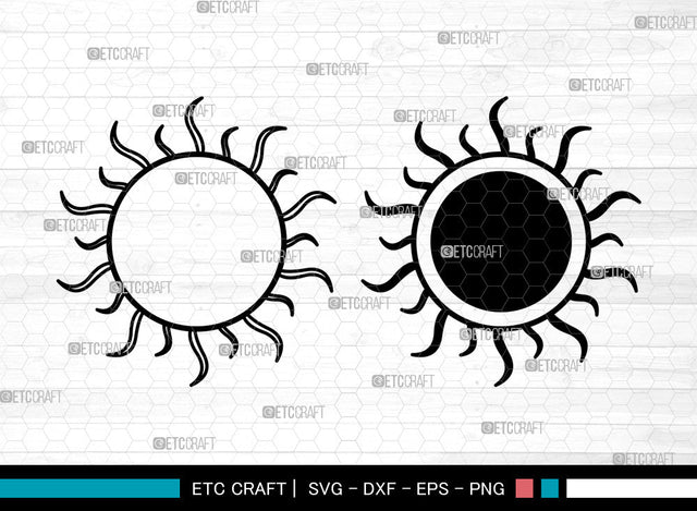 Sun SVG, Summer Sun Svg, Sunrise Svg, Sunshine Svg, Cute Sun Svg, Sunburst Svg, Sun Svg SVG ETC Craft 