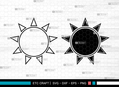 Sun SVG, Summer Sun Svg, Sunrise Svg, Sunshine Svg, Cute Sun Svg, Sunburst Svg, Sun Svg SVG ETC Craft 