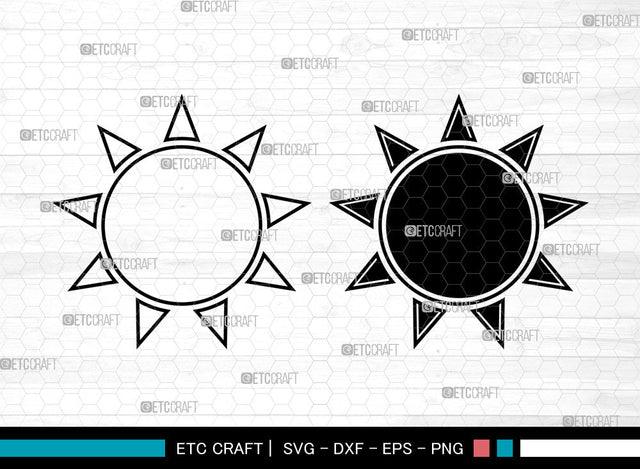 Sun SVG, Summer Sun Svg, Sunrise Svg, Sunshine Svg, Cute Sun Svg, Sunburst Svg, Sun Svg SVG ETC Craft 