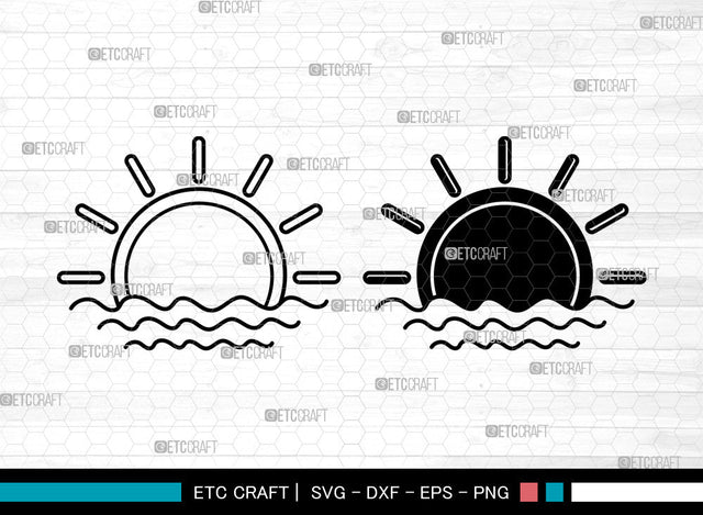 Sun SVG, Summer Sun Svg, Sunrise Svg, Sunshine Svg, Cute Sun Svg, Sunburst Svg, Sun Svg SVG ETC Craft 