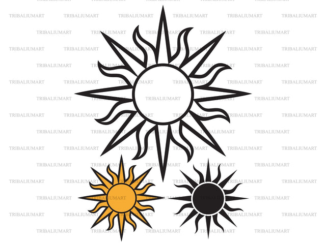Sun SVG TribaliumArtSF 