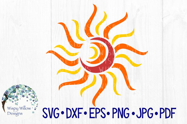 Sun SVG Wispy Willow Designs 