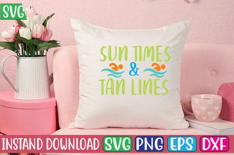 Sun Times & Tan Lines SVG Cut File SVG Studio Innate 