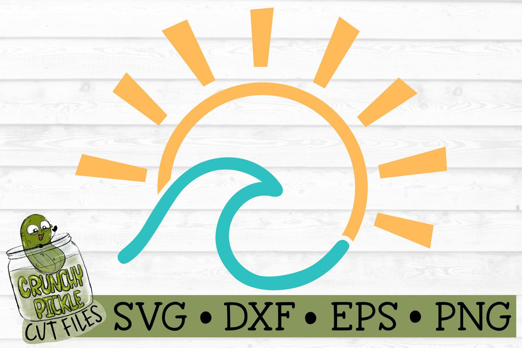 Sunwave Vector Sun Wave SVG File - So Fontsy