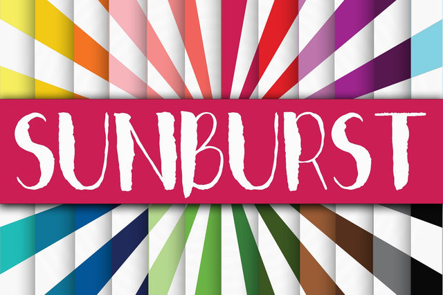Sunbursts Digital Paper Sublimation Old Market 
