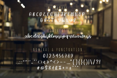 Sundae Coffee Font dapiyupi store 