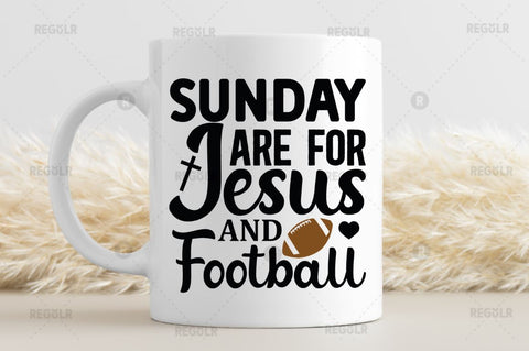 Sunday are for jesus and football SVG SVG Regulrcrative 