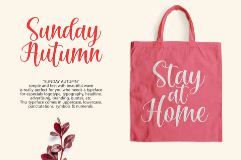 Sunday Autumn Font Holydie Studio 