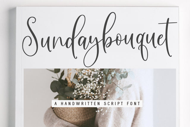 Sunday Bouquet Font Font Jimtype Studio 