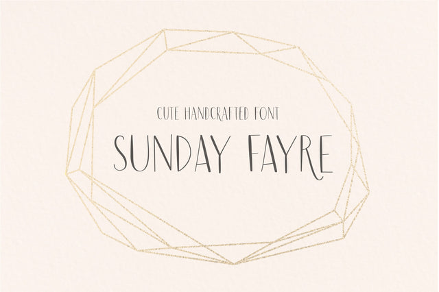Sunday Fayre Font Sunday Nomad 
