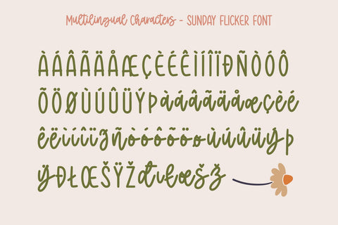 Sunday Flicker Font yumnatype 