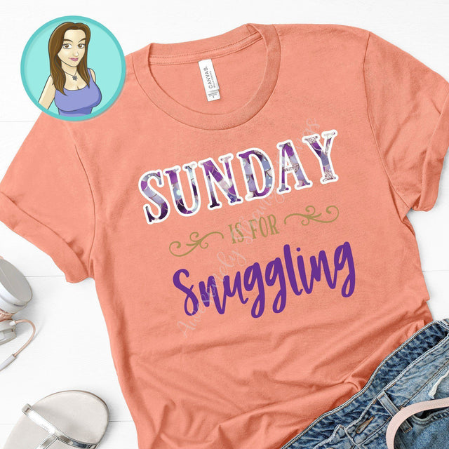 Sunday is for Snuggling SVG Awesomely Strange Designs 