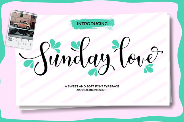 Sunday Love Font Studio Natural Ink 