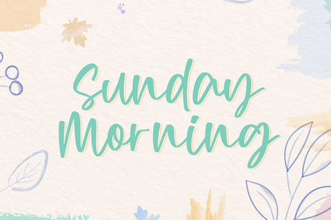 Sunday Morning - A Handwritten Script Font Font Typobia 