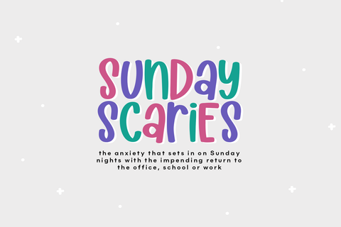 Sunday Scaries - Fun Handwritten Font Font KA Designs 