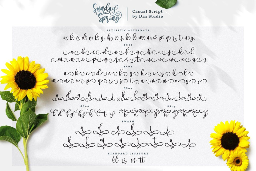 Sunday Spring Script - So Fontsy