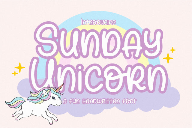 Sunday Unicorn Font Qwrtype Foundry 