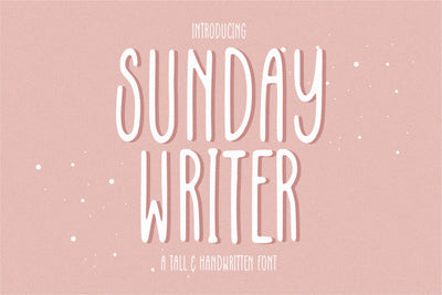 Sunday Writer Font Qwrtype Foundry 