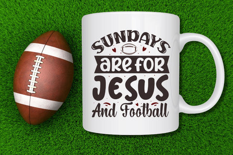 Sundays are for jesus and football SVG SVG Regulrcrative 