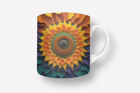 Sunflower 11, 12 & 15 Oz Mug Sublimation Sublimation Regulrcrative 