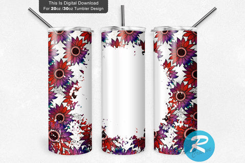 Sunflower 20 oz / 30 oz Tumbler PNG Sublimation Regulrcrative 