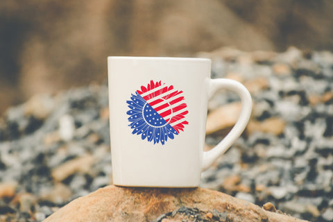 Sunflower 4th July clipart svg cut file SVG SmmrDesign 