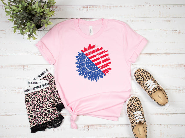 Sunflower 4th July clipart svg cut file SVG SmmrDesign 