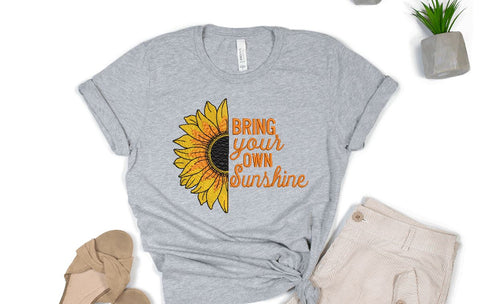 Sunflower Bring Your Own Sunshine Embroidery/Applique DESIGNS Canada Embroidery 