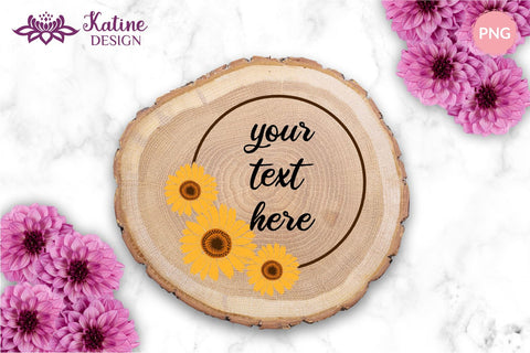 Sunflower bundle monogram svg, sunflower svg, split monogram svg, flower border svg, floral frame svg, sunflower clipart, sunflower png, sunflower vector, cricut sunflower svg, flower svg, floral svg, sunflower png, svg files for cricut SVG KatineDesign 