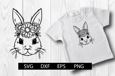 Sunflower bunny svg SVG dadan_pm 