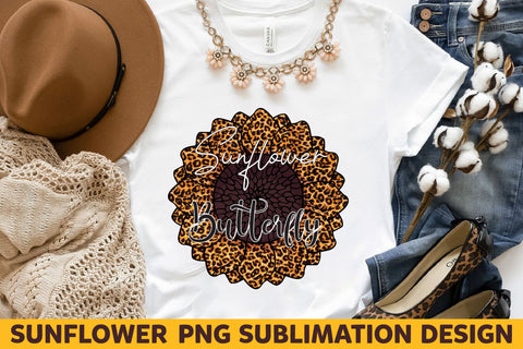 Sunflower Butterfly Sublimation Rupkotha 