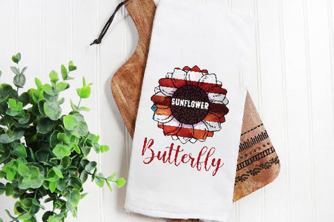 Sunflower Butterfly Sublimation Sublimation Rupkotha 