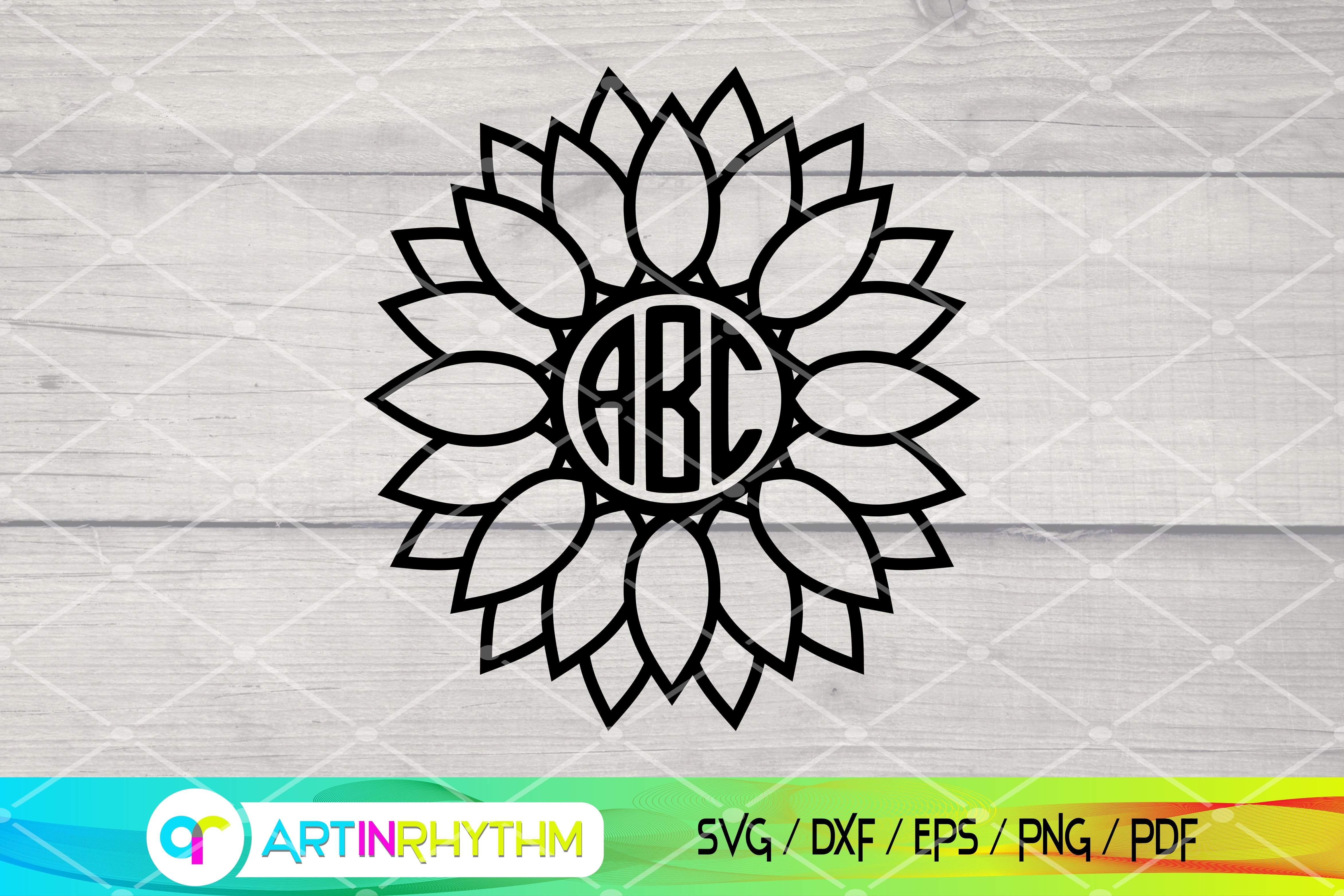 Circle Monogram Frame Svg Graphic by artinrhythm · Creative Fabrica