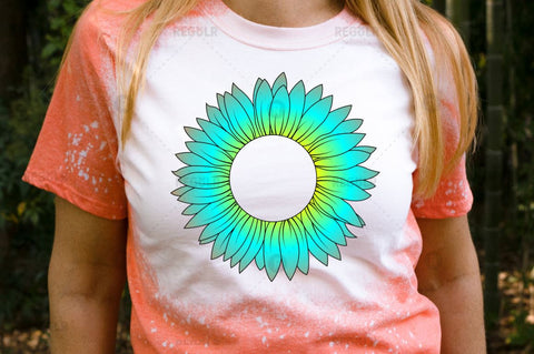 Sunflower Clipart SVG Sublimation Regulrcrative 