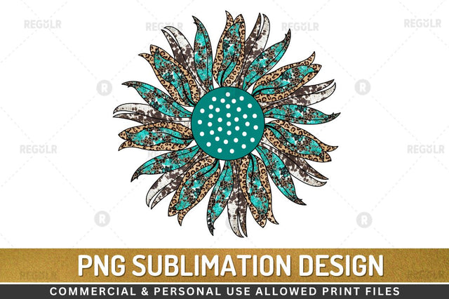 Sunflower Clipart SVG Sublimation Regulrcrative 