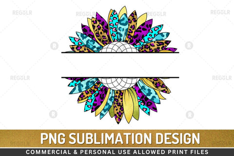Sunflower Clipart SVG Sublimation Regulrcrative 