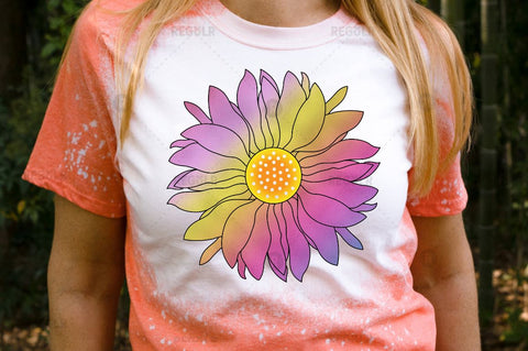 Sunflower Clipart SVG Sublimation Regulrcrative 