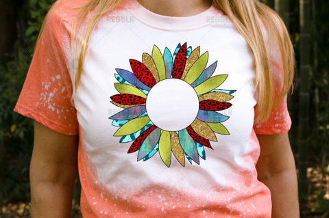 Sunflower Clipart SVG Sublimation Regulrcrative 