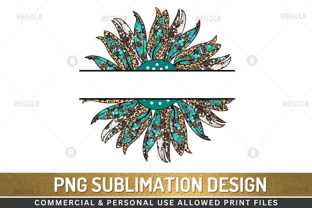 Sunflower Clipart SVG Sublimation Regulrcrative 