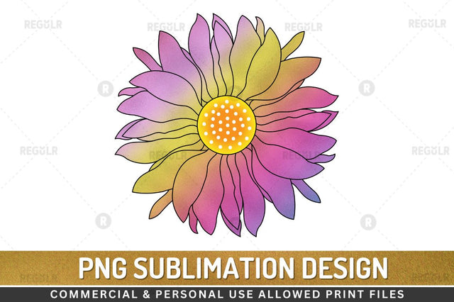 Sunflower Clipart SVG Sublimation Regulrcrative 