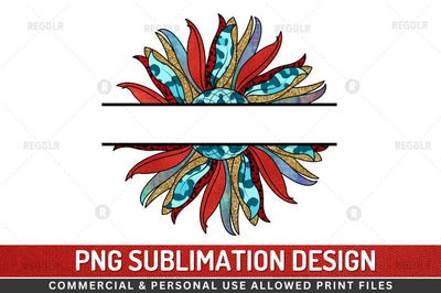 Sunflower Clipart SVG Sublimation Regulrcrative 