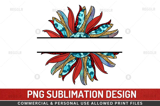 Sunflower Clipart SVG Sublimation Regulrcrative 