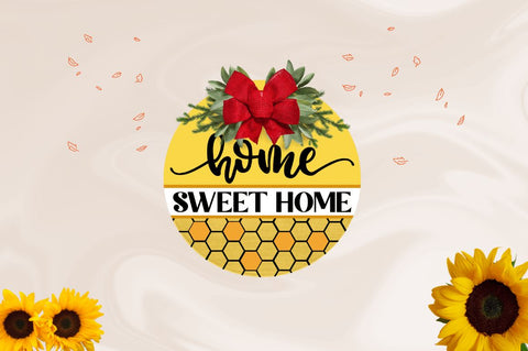 Sunflower Door Round Signs png Bundle Sublimation Regulrcrative 