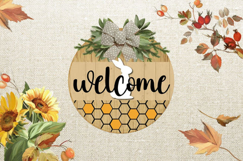 Sunflower Door Round Signs PNG Bundle Sublimation Regulrcrative 