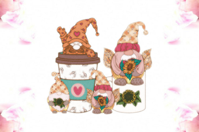 Sunflower Gnomes Coffee Sublimation Sublimation Jagonath Roy 